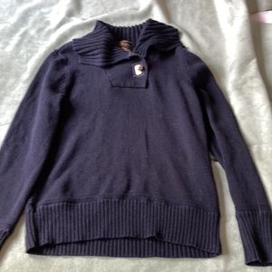 WOMENS Ralph Lauren black sweater cotton L